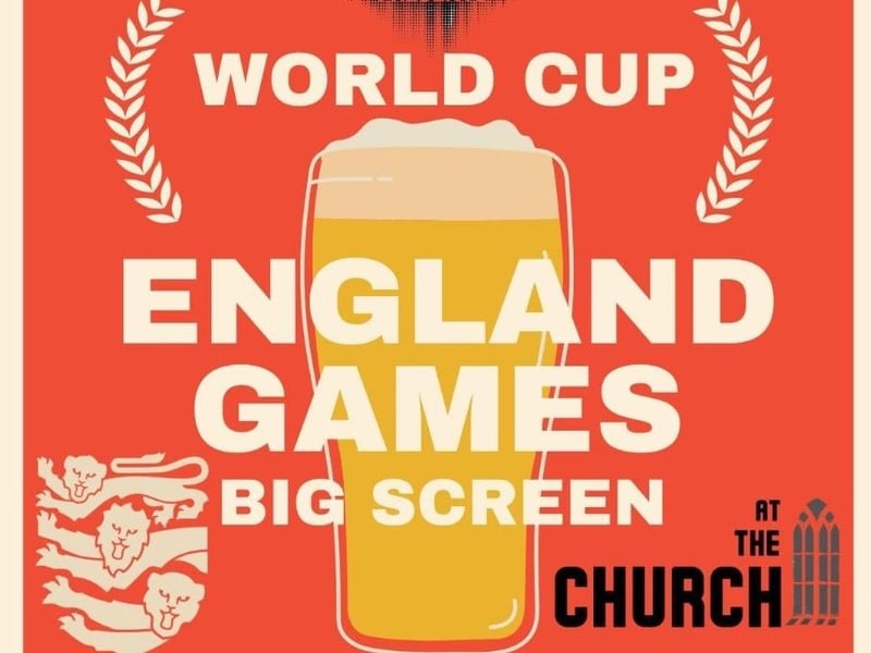 St Leonards Church, on London Road, is showing the matches
