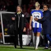Former England boss Hope Powell had five years as manager of Brighton in the WSL