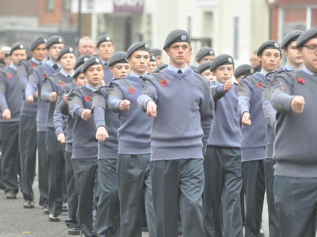 Remembrance Sunday in Burgess Hill. Photo by Phil Dennett