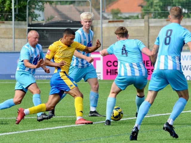 Lancing beat Worthing United 2-0 in a pre-season friendly. Photographer Stephen Goodger was there to catch the action