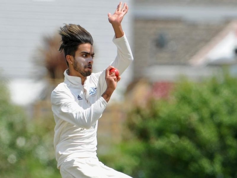 Action between Littlehampton CC and Slinfold CC in Division 3 West of the Sussex Cricket League