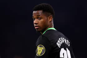 Ansu Fati of Brighton & Hove Albion has struggled with a thigh injury of late