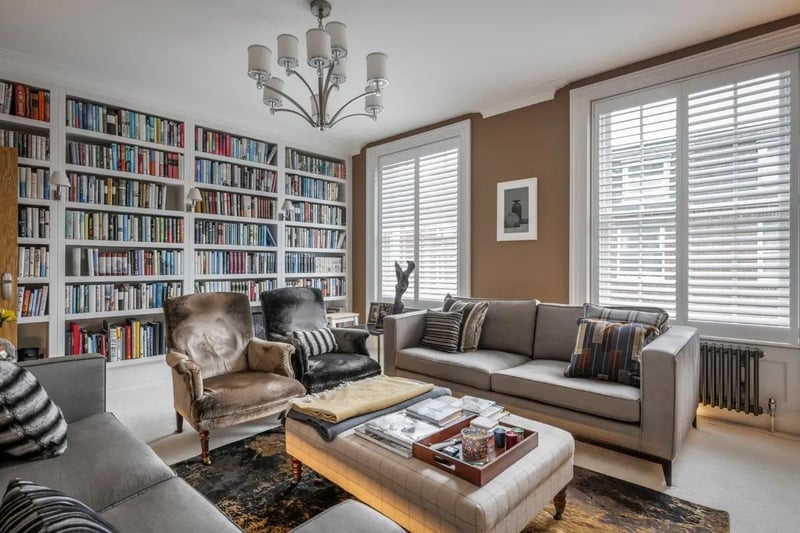 There's plenty of space to entertain guests or cosy up with a good book.