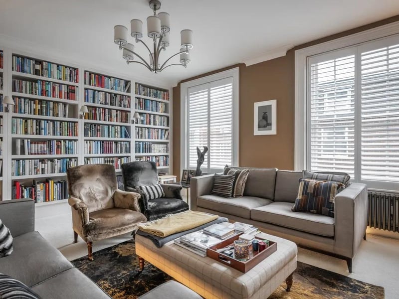 There's plenty of space to entertain guests or cosy up with a good book.