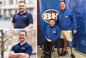 RAF veterans Dan Pelling, 44, from Horsham and Mike Goody, 39, from Littlehampton are appearing on Bargain Hunt. Picture: RAF Benevolent Fund