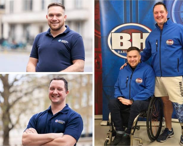 RAF veterans Dan Pelling, 44, from Horsham and Mike Goody, 39, from Littlehampton are appearing on Bargain Hunt. Picture: RAF Benevolent Fund