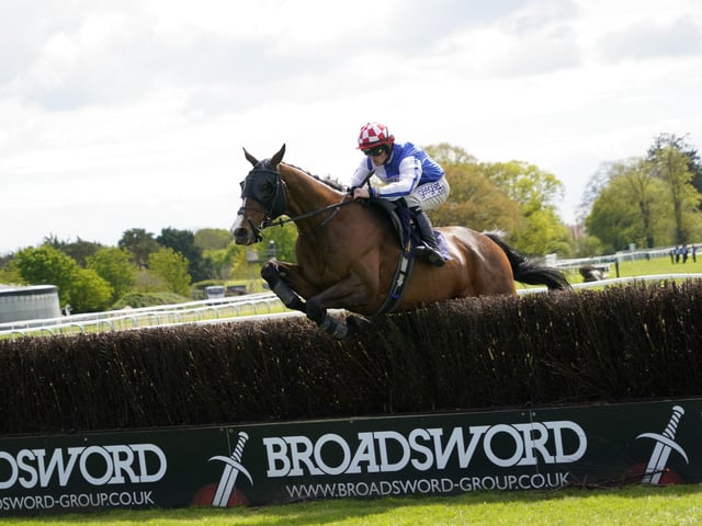 Race 6 The Best Odds Guarenteed At YEEHAA.BET Mares Novices Limited Handicap Hurdle Race at Fontwell on Friday 19 April 2024. www.polopictures.co.uk Fontwell Arundel Clive Bennett 20240419 ©2024 Clive Bennett Photography 19/04/2024 _CAB1201.JPG:Spring jump racing at Fontwell Park