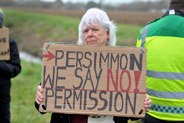Protesters at a gathering on 3rd February, opposed to the development Chatsmore Farm, Goring-by-Sea. SR24020503 Pic SR staff/Nationalworld