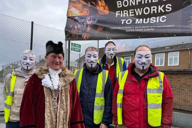 Jem Lee’s second mayoral campaign was backed by Cuckfield Bonfire Society
