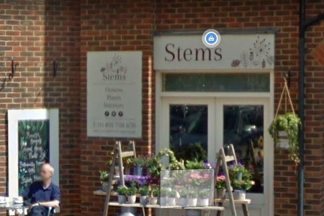 Stems in Lintot Square, Southwater, is rated 4.4 out of 5 in Google reviews