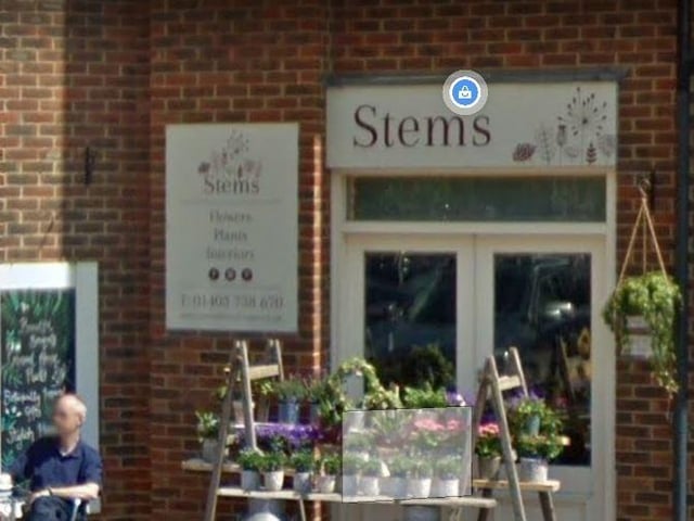 Stems in Lintot Square, Southwater, is rated 4.4 out of 5 in Google reviews