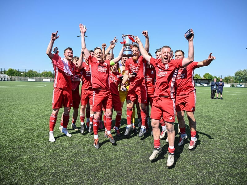 Hassocks FC win the 2024-25 Peter Bentley Cup
