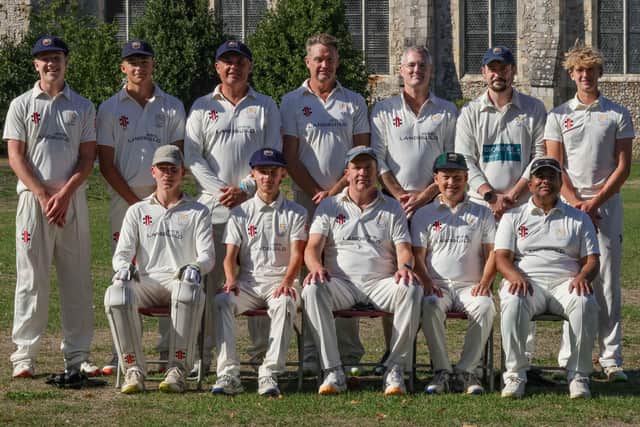 Chichester Priory Park Cricket Club 3rd XI won promotion to Sussex Cricket League Division 6 West after winning the Division 7 title on Saturday. They beat Ram 2nd XI by 53 runs to secure top spot. Picture by Malcom Lamb