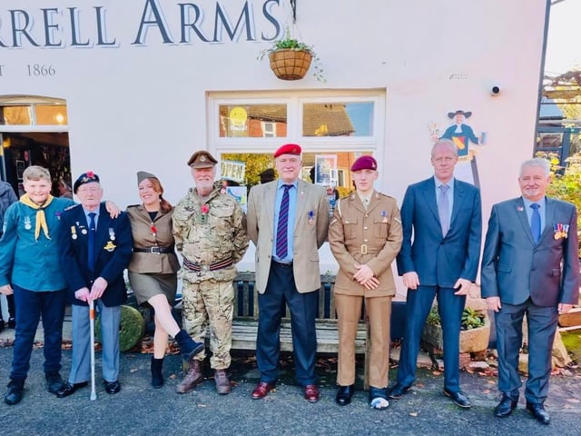 Managers Steve Rowntree and Jennie Cooper welcomed guests to the World War Two themed gathering, with all money collected from donations given to boost the Royal British Legion Poppy Appeal coffers