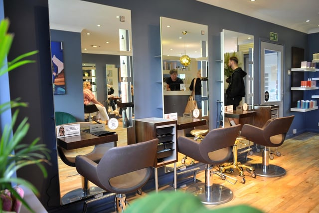 Inside the new hair salon in Mill Lane, Storrington, which is being run by Gogglebox stars Stephen and Daniel Lustig-Webb. Pic S Robards SR2306202