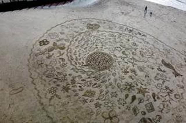 The sand creation