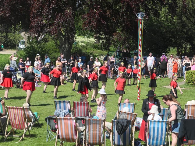 Crowning of the May Queen 2024 in Alexandra Park, Hastings, May 12. Photo by Roberts Photographic.