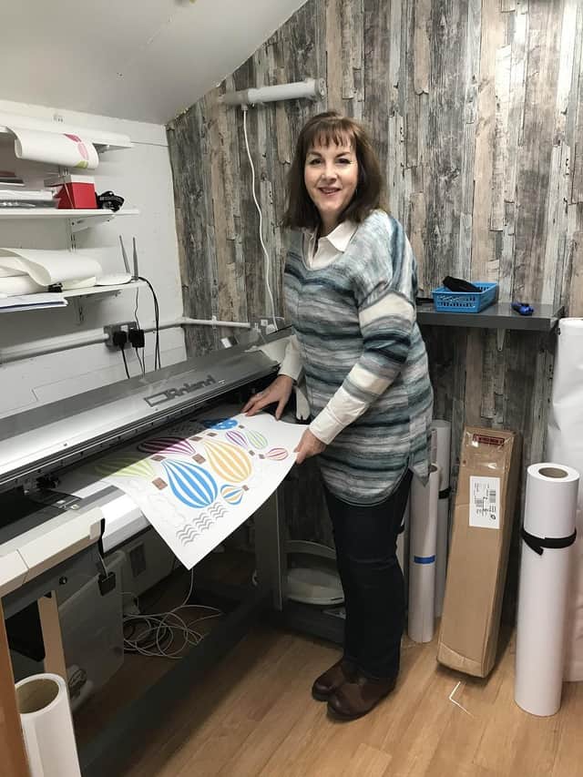 Griffin Designs owner Karen Griffin, which offers personalised printing to clothing and soft toys, is one of the local businesses that has benefitted from the initiative in the past