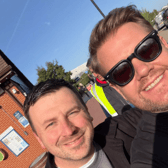 Four Seasons manager snaps a photo with James Corden