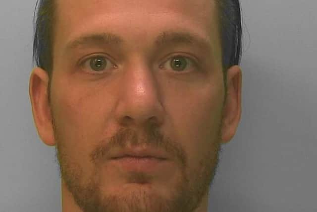 Worthing man Jack Laingchild, who groomed two children on social media and engaged in sexual activity with one of them, has been jailed. Picture courtesy of Sussex Police