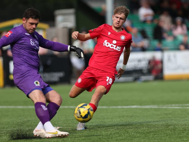 Action from Worthing FC's 3-0 friendly win at Horsham