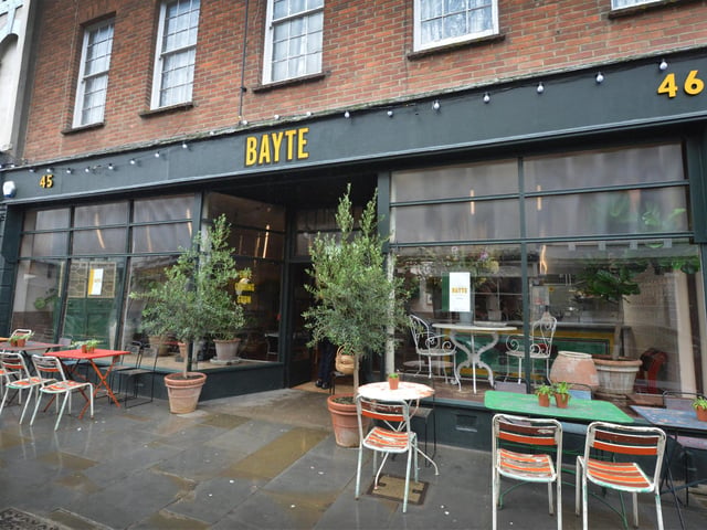 BAYTE, a new restaurant in Kings Road, St Leonards, is opening on July 29 2023. It's at the location where Kings Road Antiques used to be.