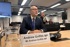 Andrew Griffith at the Local Plan Hearing on October 15 2026