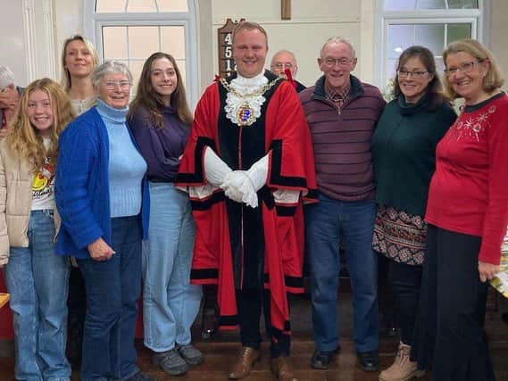 Mayor Cllr James Bacon visit to Clive Vale Church Christmas Market