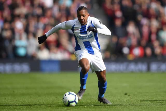 Jose Izquierdo of Brighton & Hove Albion. (Photo by Mike Hewitt/Getty Images)
