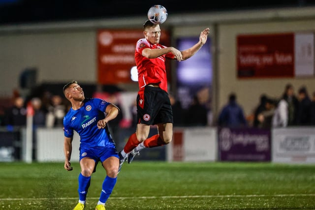 Action from Eastbourne Borough's 2-0 home loss to Worthing in National South