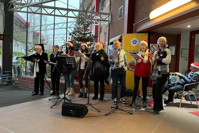 An informal carol concert took place on Saturday, December 16, at the Princess Royal Hospital in Haywards Heath