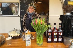 The Wildflower café offers a variety of vegetarian, vegan and gluten free dishes on the South Downs Way