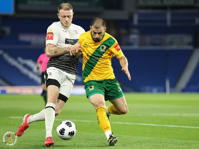 James Hammond’s majestic 95th minute free-kick clinched Horsham FC’s first league and Sussex Transport Senior Cup double in the club’s history.