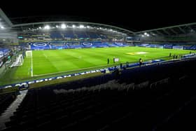 Amex Stadium, the home of Brighton and Hove Albion Football Club. (Photo by Mike Hewitt/Getty Images)