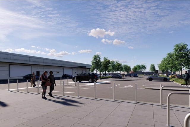 Planned new retail park