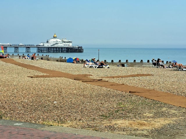 Residents from Eastbourne were out in force as they basked in the hot sun over the weekend (June 10 and 11).