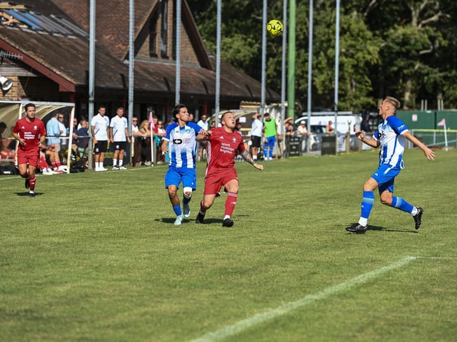 Action photos of Isthmian League Hassocks FC Vs Herne Bay FC : Hassocks FC v Herne Bay FC, Isthmian south east division