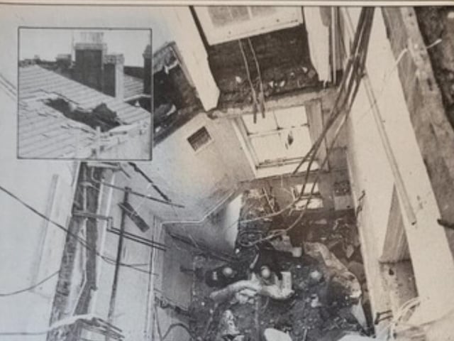 Devastation at The Queens Hotel, Hastings