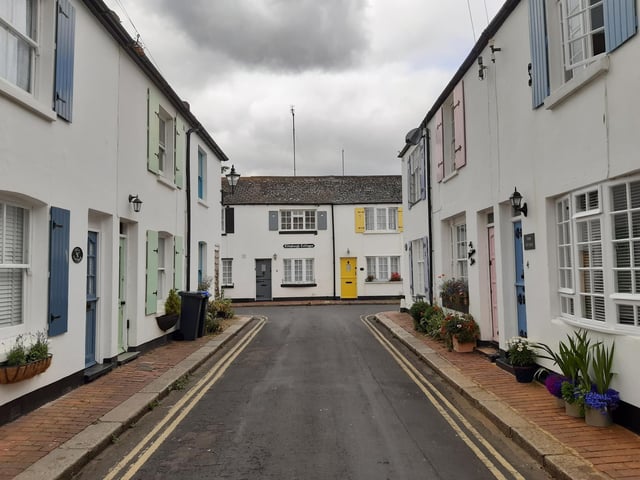 Edinburgh Cottages in Western Row, at the back of Brunswick Cottages. The area is one of Worthing's best kept secrets.