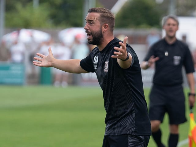 Action from Bognor Regis Town v Potters Bar Town in the Isthmian premier division | Pictures: Tevor Staff