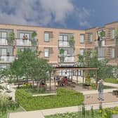 Artist's impression of the new homes. Photo: Adur District Council