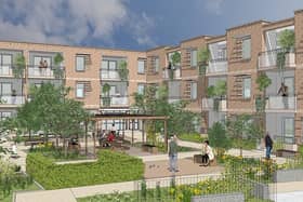 Artist's impression of the new homes. Photo: Adur District Council