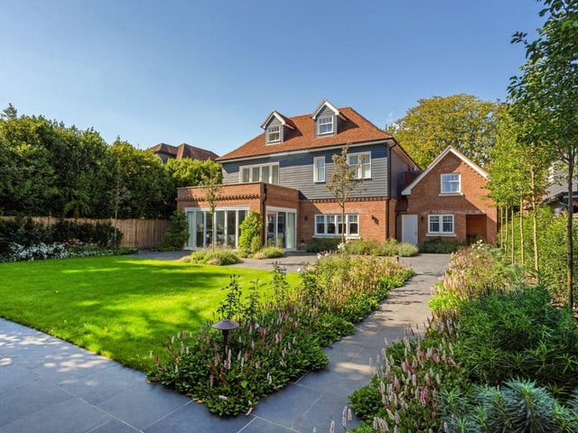 The property's rear garden.