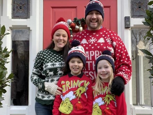 Harriett Duke and her family, from Worthing, wishes everyone a 'Merry Christmas'.