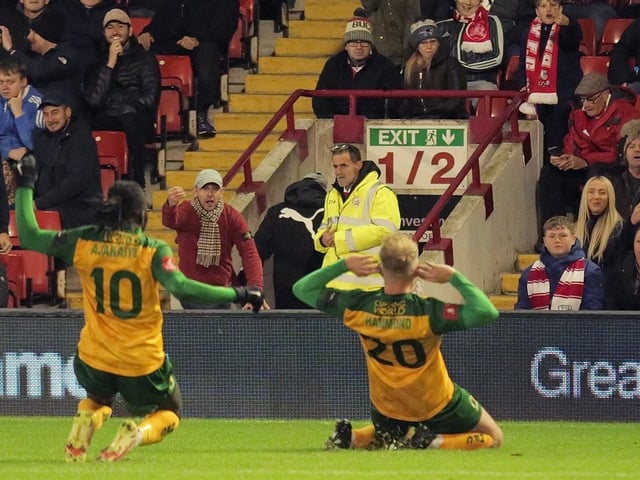 The best of the action from the pitch and the stands from Horsham's 3-3 draw at Barnsley in the FA Cup first round