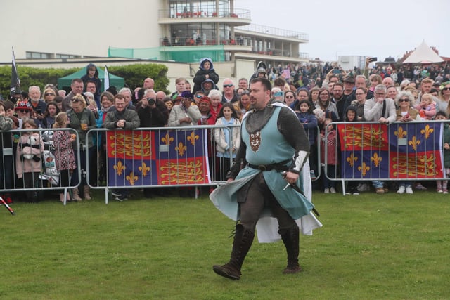 Bexhill Medieval Pageant on May 8 2023. Photo by Roberts Photographic.