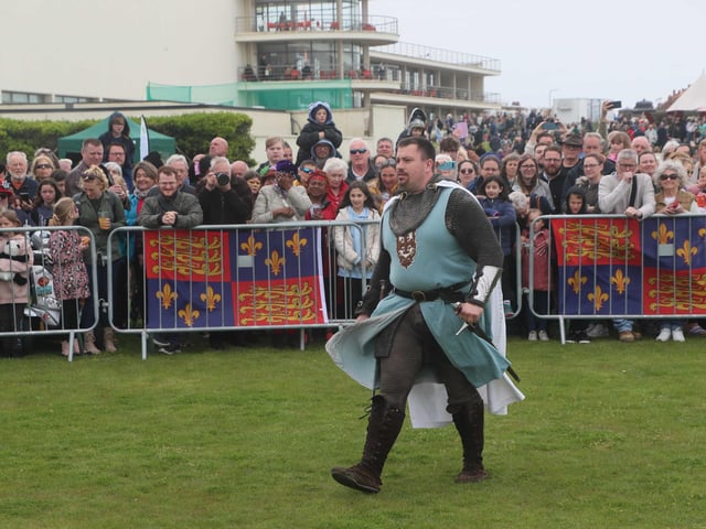 Bexhill Medieval Pageant on May 8 2023. Photo by Roberts Photographic.