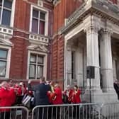 Proclamation ceremony in Eastbourne (photo from Keith Marshall)
