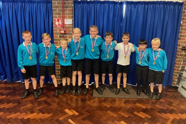 Year 5 football medals