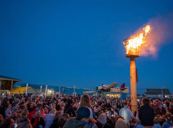 Seal Bay Resort and Medmerry Park in Selsey have marked The Queen’s Platinum Jubilee by participating in the national beacon lighting event.